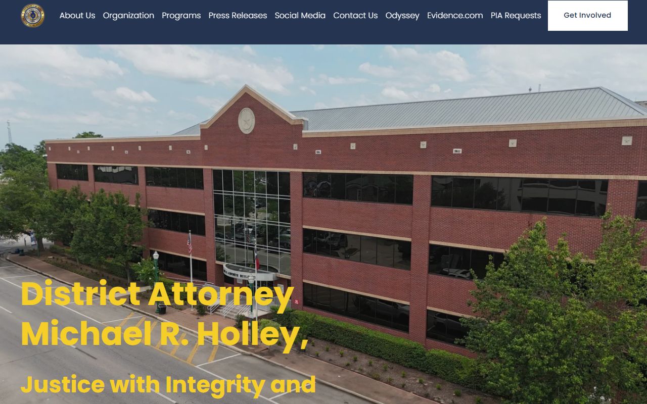 Montgomery County arrest records prosecuted through the District Attorney homepage