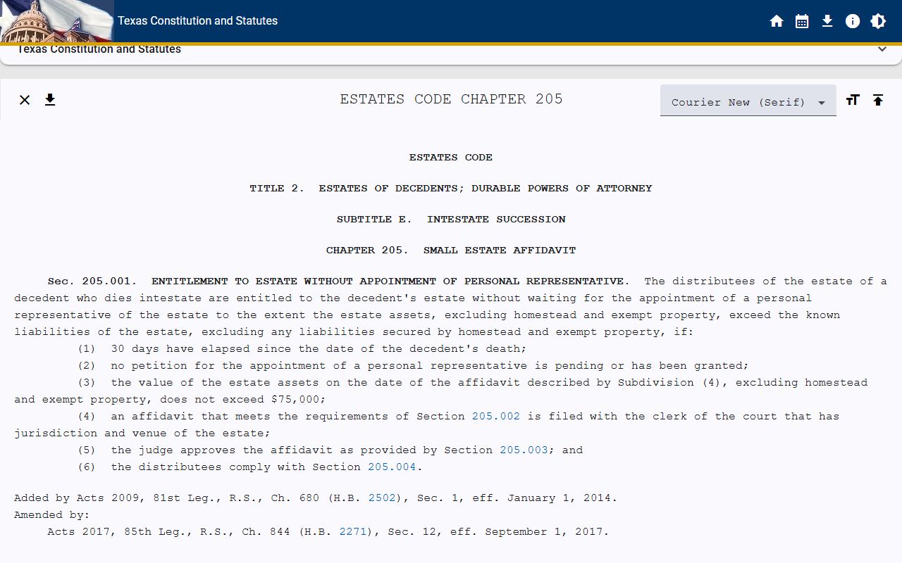 Montgomery County probate records filing rules under the Texas Estates Code
